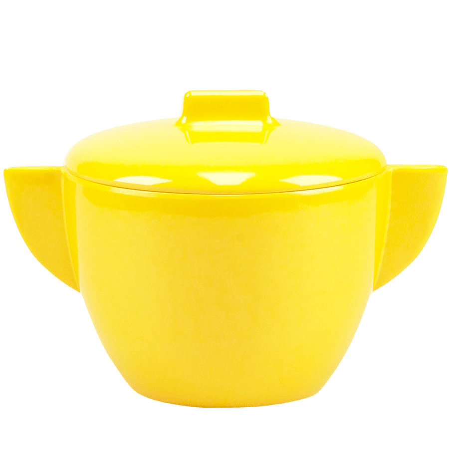 MELAMINE SUGAR BOWL YELLOW - DYKE & DEAN