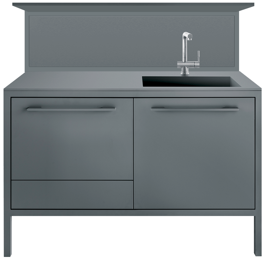 MODULAR KITCHEN UNIT DOUBLE BACK SPLASH - DYKE & DEAN