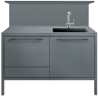 MODULAR KITCHEN UNIT DOUBLE BACK SPLASH - DYKE & DEAN