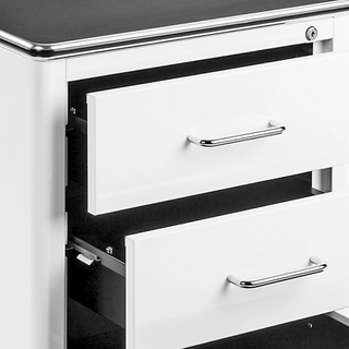 MULLER DESK SIDE CABINET ON WHEELS - DYKE & DEAN