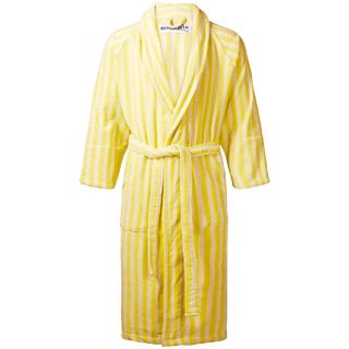 NARAM BATH ROBES PRISTINE & NEON YELLOW - DYKE & DEAN