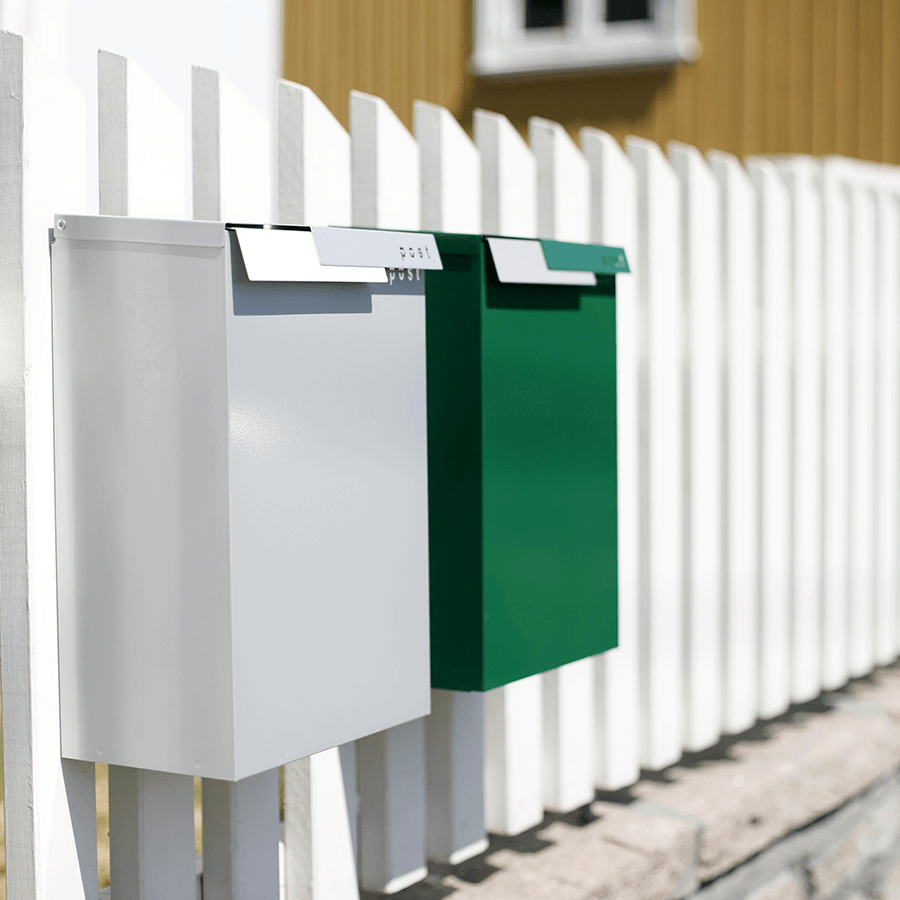 NORWEGIAN DOMESTIC POST BOX BLACK - DYKE & DEAN