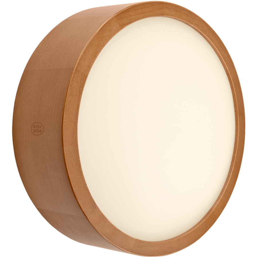 OAK WOOD DISC WALL LIGHT - DYKE & DEAN