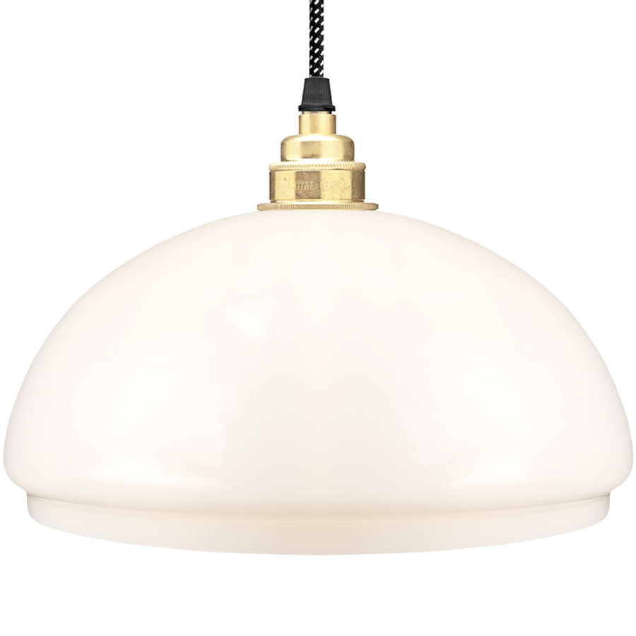 OPAL GLASS DOME LAMP SHADE SMALL - DYKE & DEAN