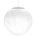 OPAL MARBLE GLOBE PENDANT 300mm - DYKE & DEAN