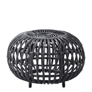 OTTOMAN RATTAN SMALL - DYKE & DEAN