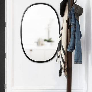 OVAL RUBBER WALL MIRRORS - DYKE & DEAN