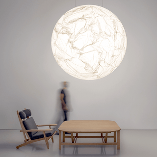 PAPER MOON PENDANT OPAL POLY 600MM - DYKE & DEAN