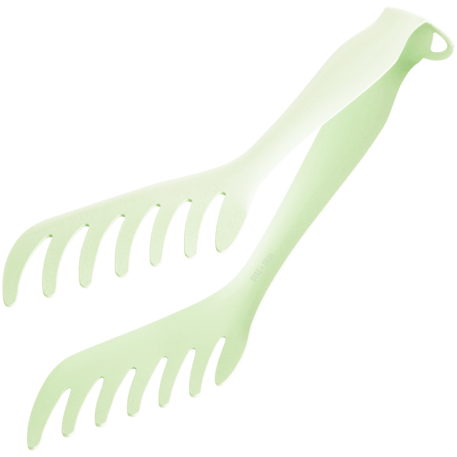 PASTA SERVING TONGS - GREEN - DYKE & DEAN