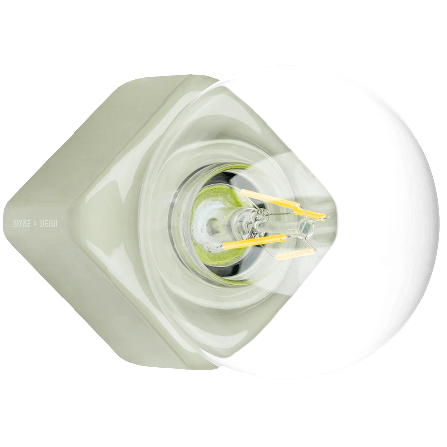 PORCELAIN CUBUS WALL & CEILING LAMP COLOURS - DYKE & DEAN