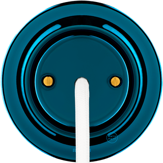 PORCELAIN WALL CABLE GLAND SOCKET DARK BLUE - DYKE & DEAN
