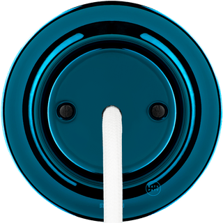 PORCELAIN WALL CABLE GLAND SOCKET DARK BLUE - DYKE & DEAN