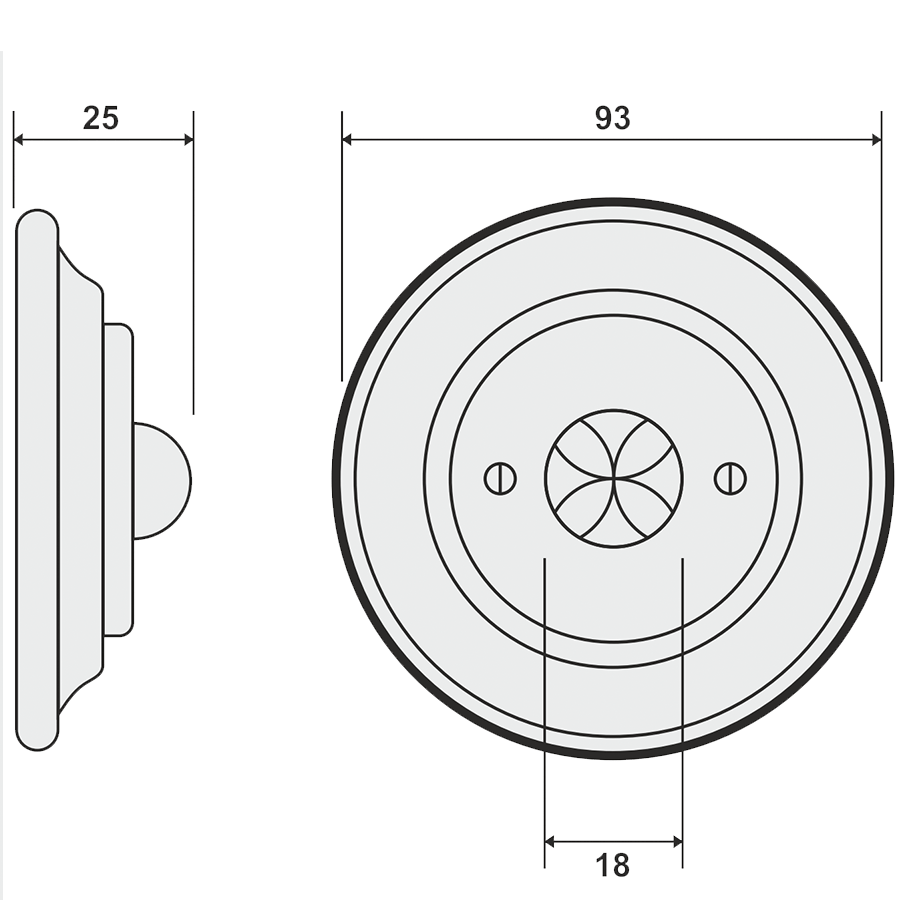 PORCELAIN WALL CABLE MOTION SENSOR CHLOREDO - DYKE & DEAN