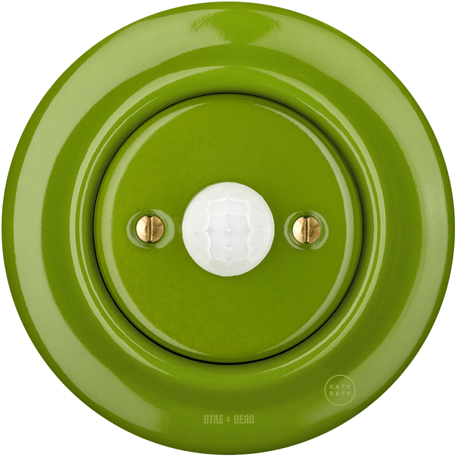 PORCELAIN WALL CABLE MOTION SENSOR GREEN - DYKE & DEAN