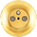 PORCELAIN WALL SOCKET GOLD TV ANTENNA - DYKE & DEAN