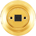 PORCELAIN WALL SOCKET GOLD USB-C - DYKE & DEAN