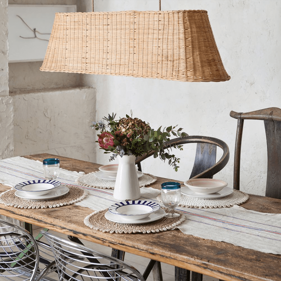 RATTAN LAMP NOE - DYKE & DEAN