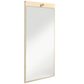 RECTANGLE PLYWOOD MIRROR BLACK FRAME - DYKE & DEAN