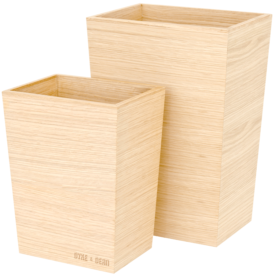 RECTANGULAR BIN 280 NATURAL OAK - DYKE & DEAN