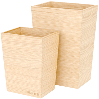 RECTANGULAR BIN 280 NATURAL OAK - DYKE & DEAN