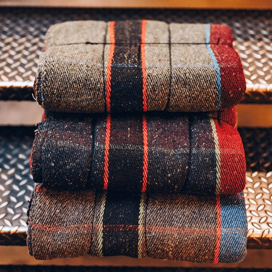 RECYCLED BLANKET GREY - DYKE & DEAN