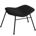 VL136 COSY LEATHER LOUNGER STOOL - DYKE & DEAN