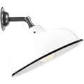 WHITE NECK VENT SHADE WALL LAMP - DYKE & DEAN