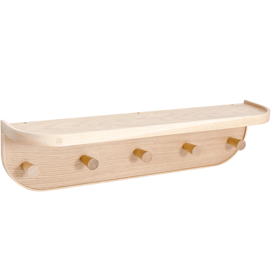 WIREWORKS NOOK FIVE HOOK WALL SHELF - DYKE & DEAN