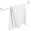 WIREWORKS SINGLE TOWEL RAIL 680 OYSTER GREY - DYKE & DEAN