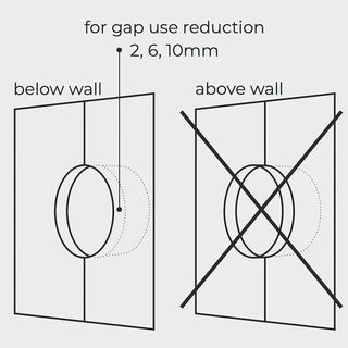WOODEN PORCELAIN WALL SOCKET PADELUS UK - DYKE & DEAN
